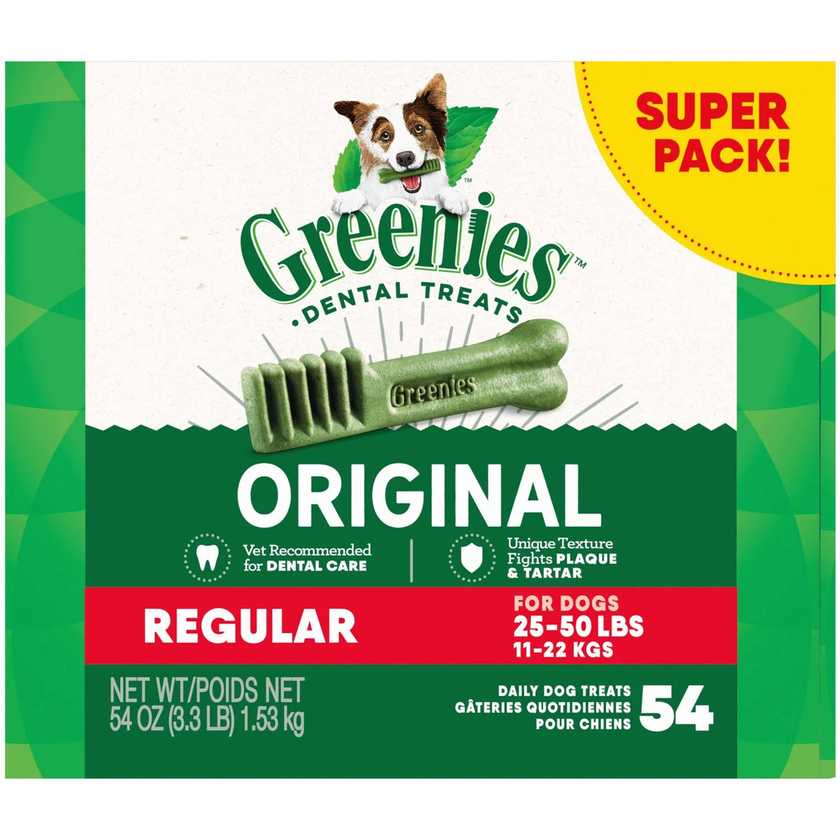 Original Flavor Dental Treats for Dogs 54 oz H285752