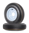 Trailer Tires On Rims 4.80-8 5 Lug White P442763