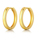 18k Gold Plated Small Hoop Earrings Stainless Steel K758948