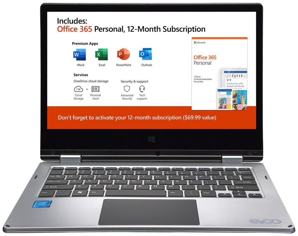 11.6" Convertible Touchscreen Laptop P4709