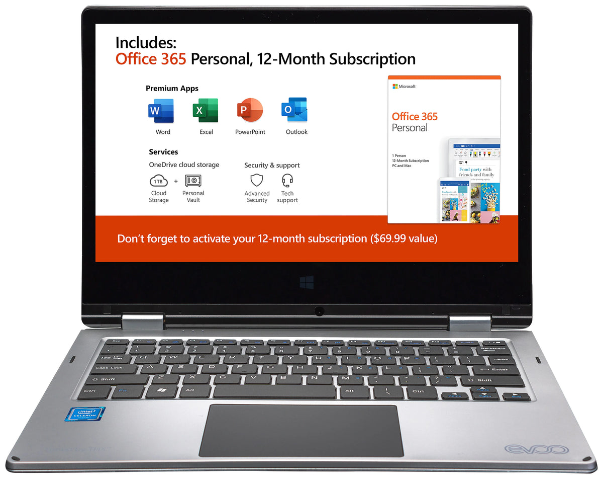 11.6" Convertible Touchscreen Laptop P4709