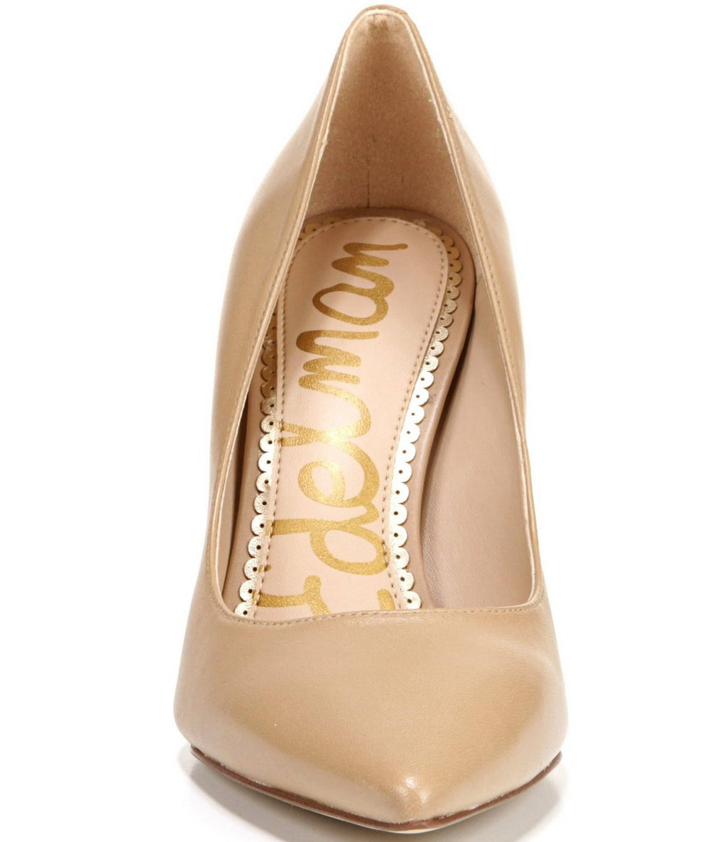 Black Leather Pumps K3199