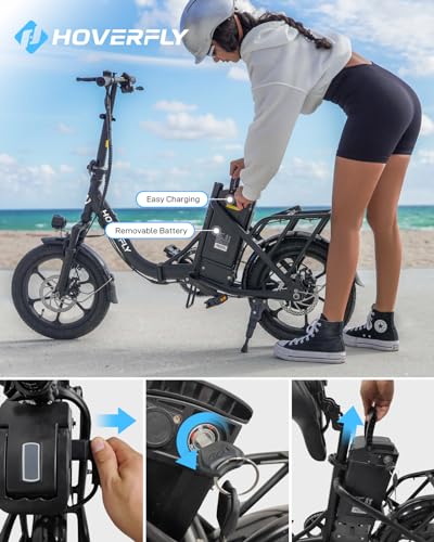 16" Folding Electric Bike with Removable Battery I680212