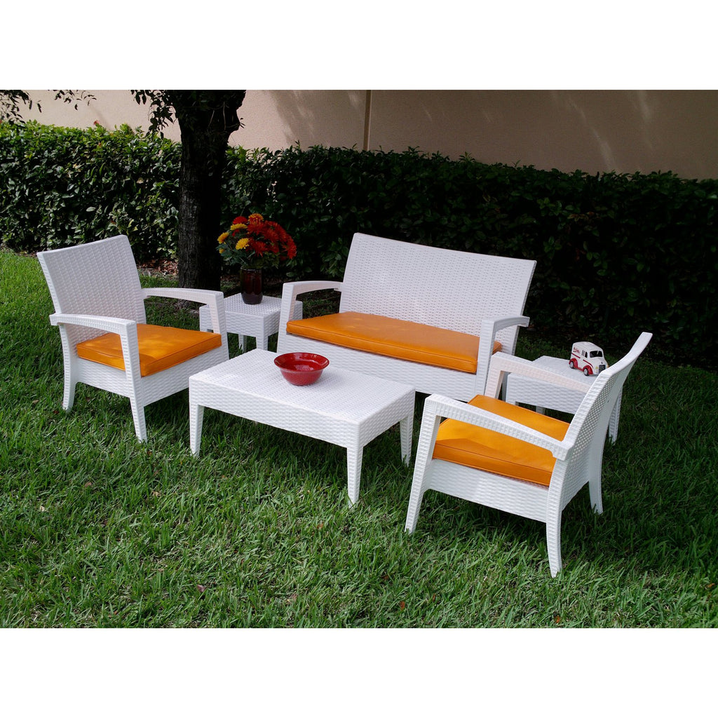 6 Piece Patio Sofa Set in Dark Gray F89974
