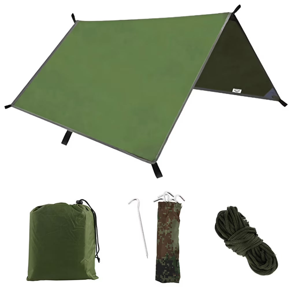 Waterproof Outdoor Camping Tent Tarp Sunshade Canopy Moisture-proof Mat 300X300CM G9439