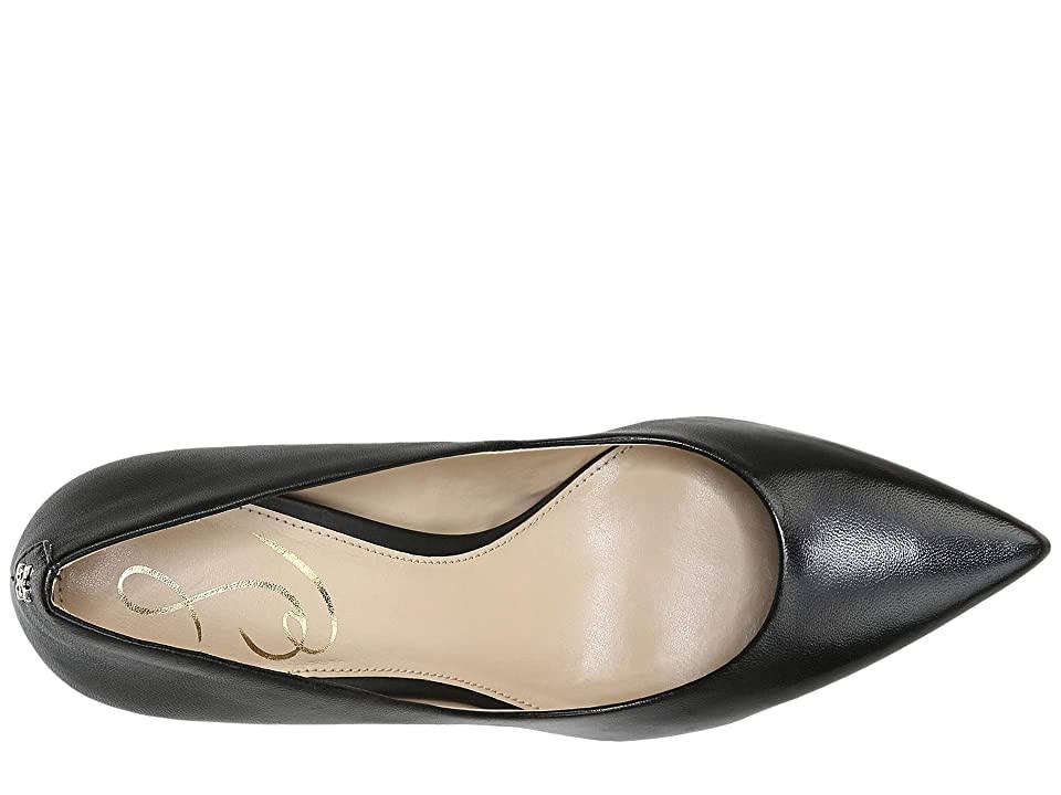 Black Leather Pumps K3199