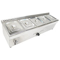 Propane Gas 5 Pan Stainless Steel Food Warmer P72706