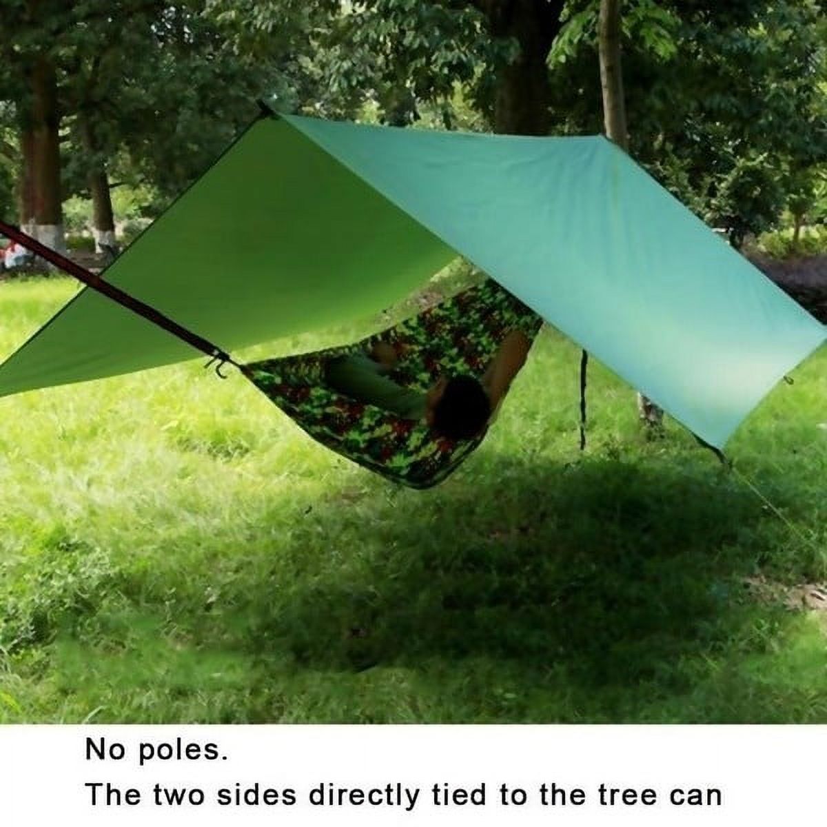 Waterproof Outdoor Camping Tent Tarp Sunshade Canopy Moisture-proof Mat 300X300CM G9439