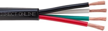 250FT 16AWG 16/4 Direct Burial Speaker Audio Cable B90197