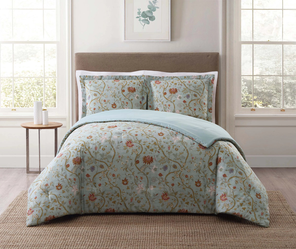 Blue Full / Queen XL Comforter Set R610