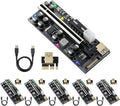 PCIE Riser with 6PIN SATA Power Cable and 60cm USB 3.0 Cable, 6 Pack H807062