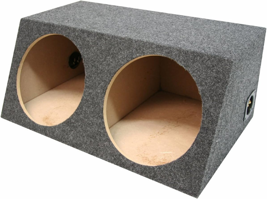 Sealed Dual 15 Sub Box Enclosure & Amp G6299