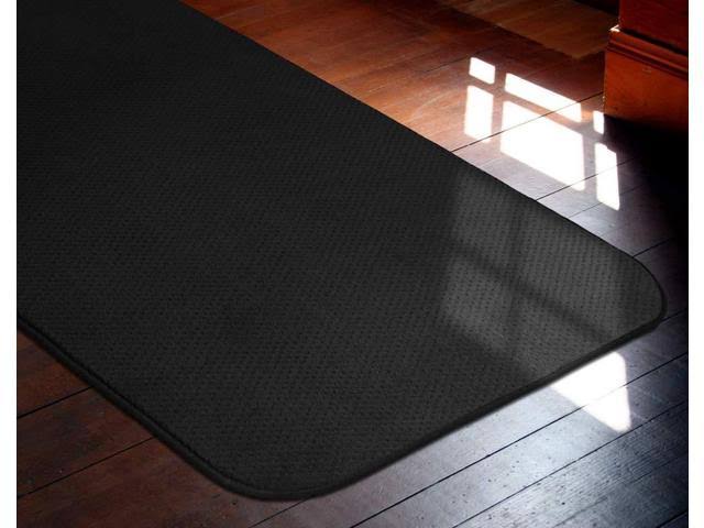 Skid-Resistant Carpet Runner - Black - 8 ft. x 48 in. U700