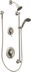 Brushed Nickel Showerhead and Handheld Showerhead C4054