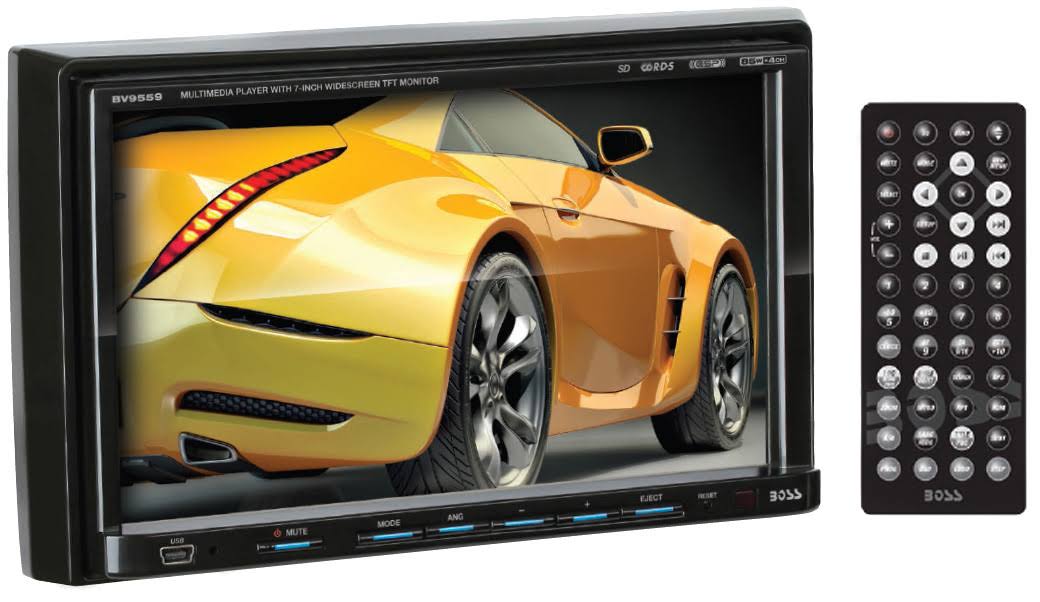 2-din Car Audio Monitor Receiver with Bluetooth F881386