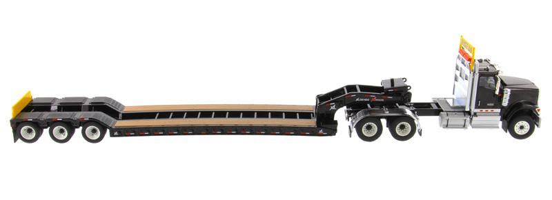 Black XL 120 Lowboy Trailer Diecast Model H3358