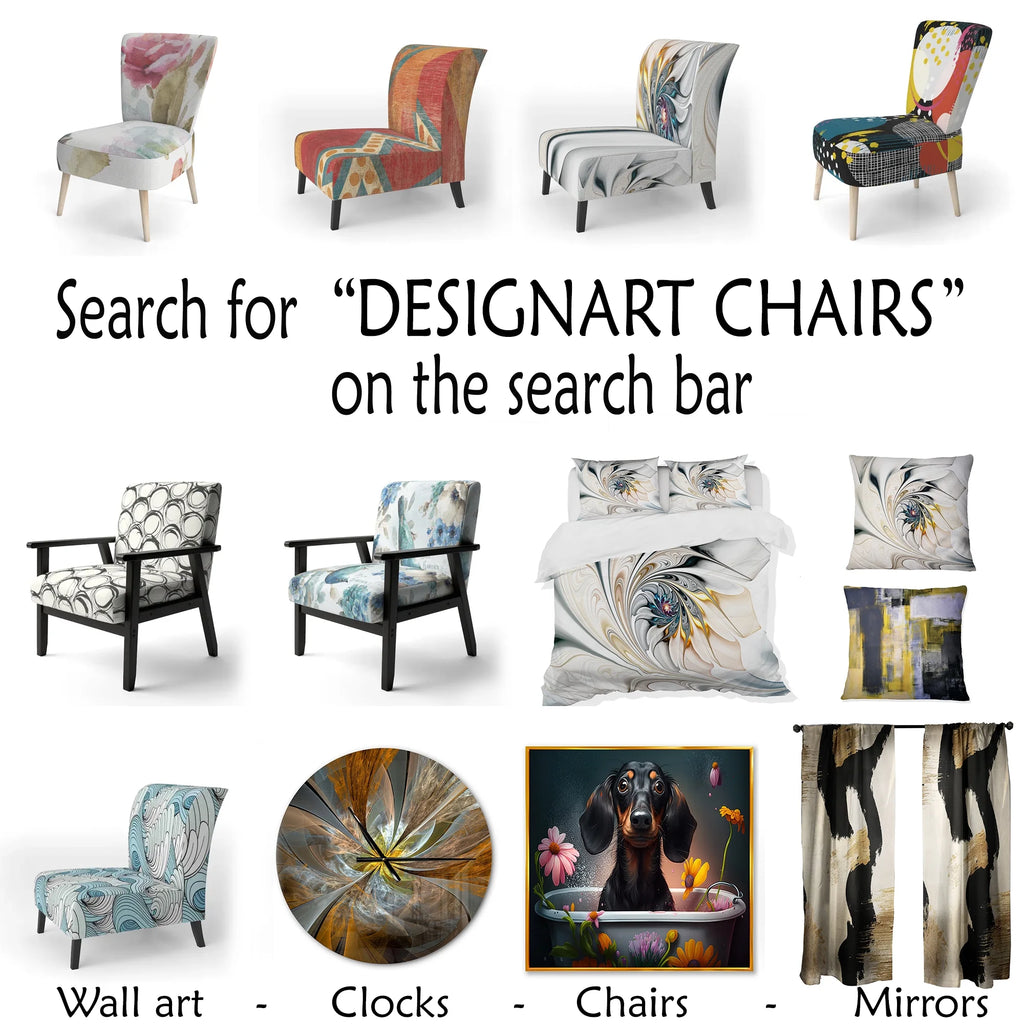 Upholstered Accent Arm Chair T6726