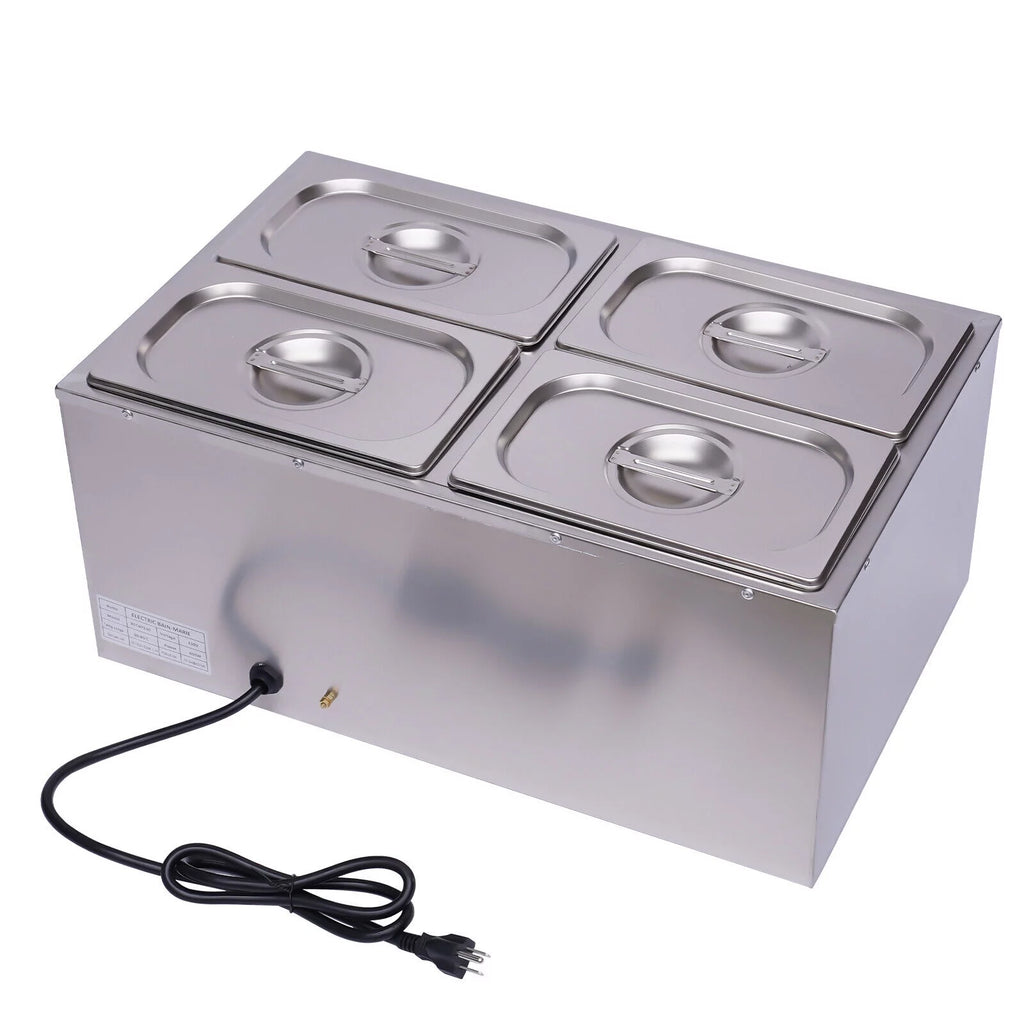 110V 4-Pan Commercial Food Warmer L454921