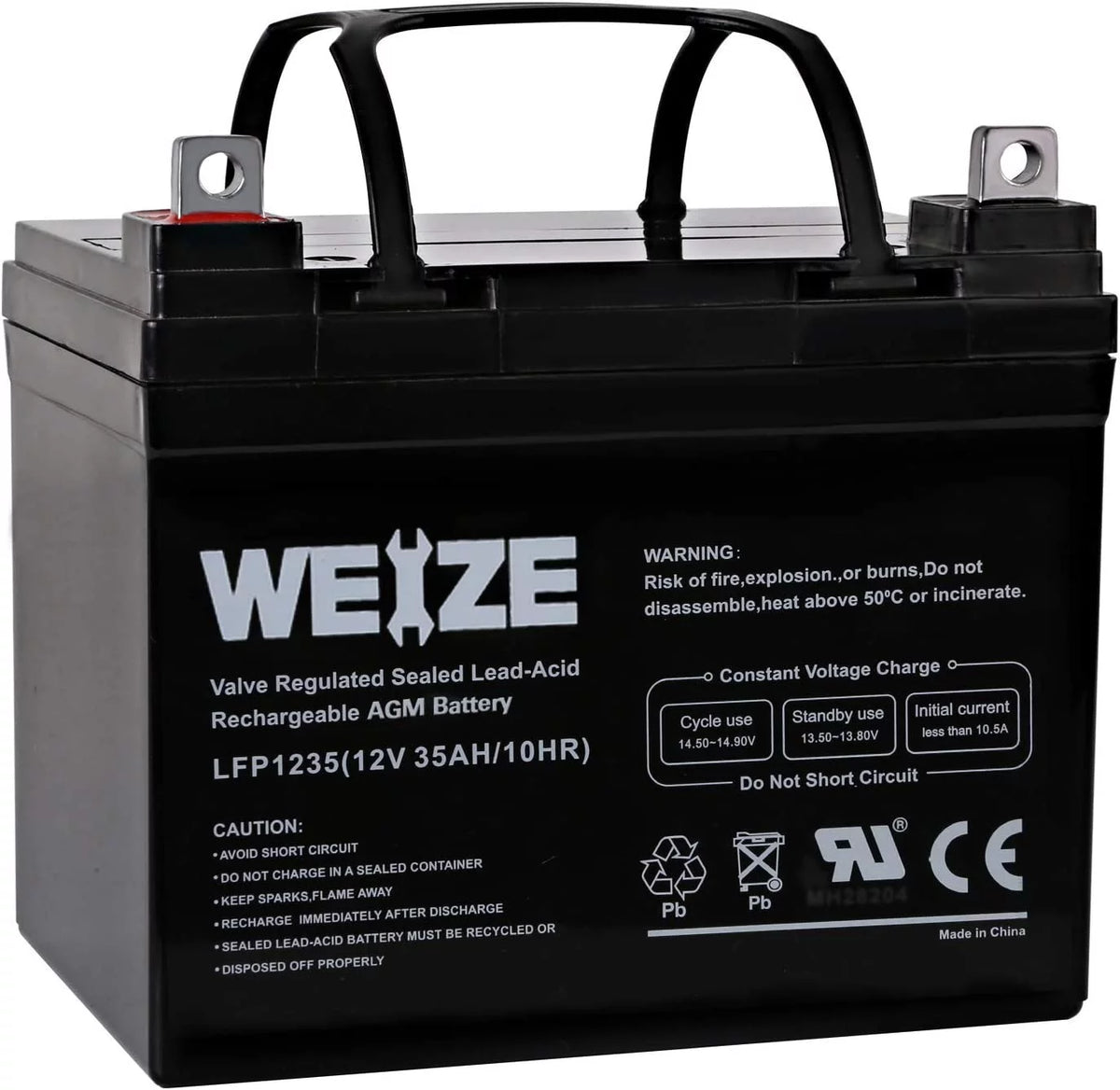 12V 35AH Sealed Lead Acid Rechargeable Deep Cycle SLA AGM Battery C494