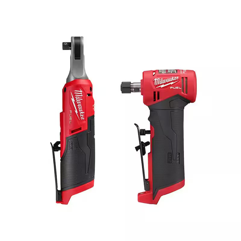 12V Lithium-Ion Brushless Cordless 3/8 in. Ratchet and 1/4 in. Right Angle Die Grinder Z921