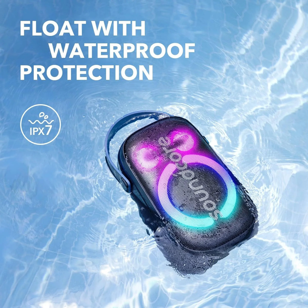 Portable Speaker, 80W, IPX7, 18-Hour Playtime O8733