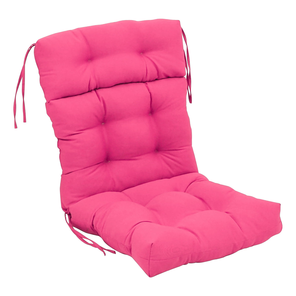 18-inch by 38-inch Solid Twill Tufted Chair Cushion A792
