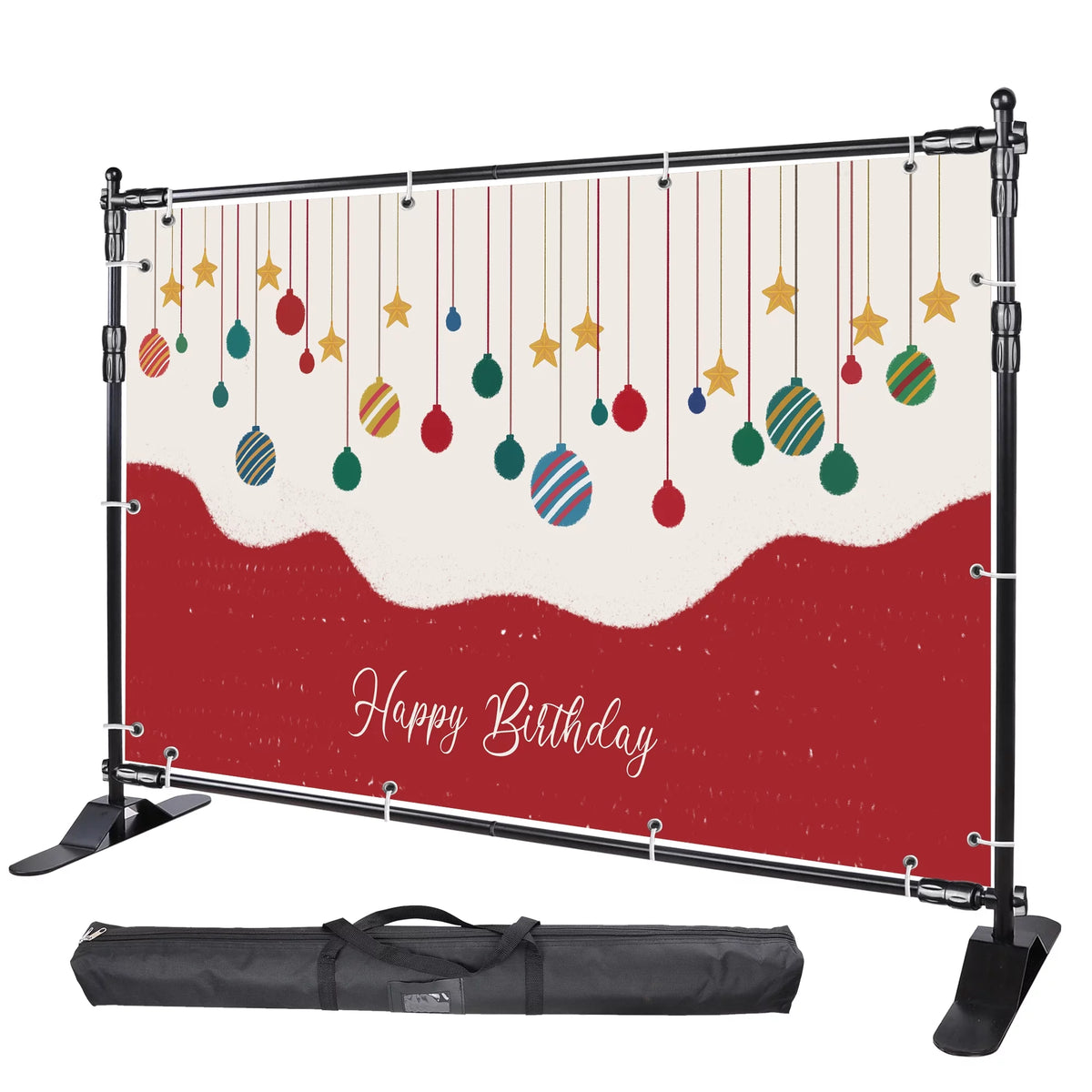 10x8 ft Adjustable Banner Stand Trade Show Display Backdrop E812