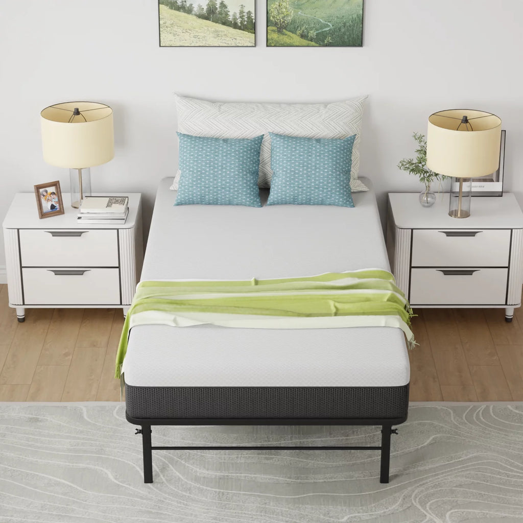 Twin Size 14 Inch Metal Platform Bed Frame B643720