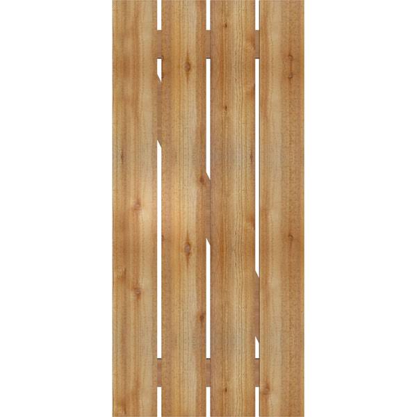 Board-n-Batten Shutters with Z-Bar, Rough Sawn Western Red Cedar N864