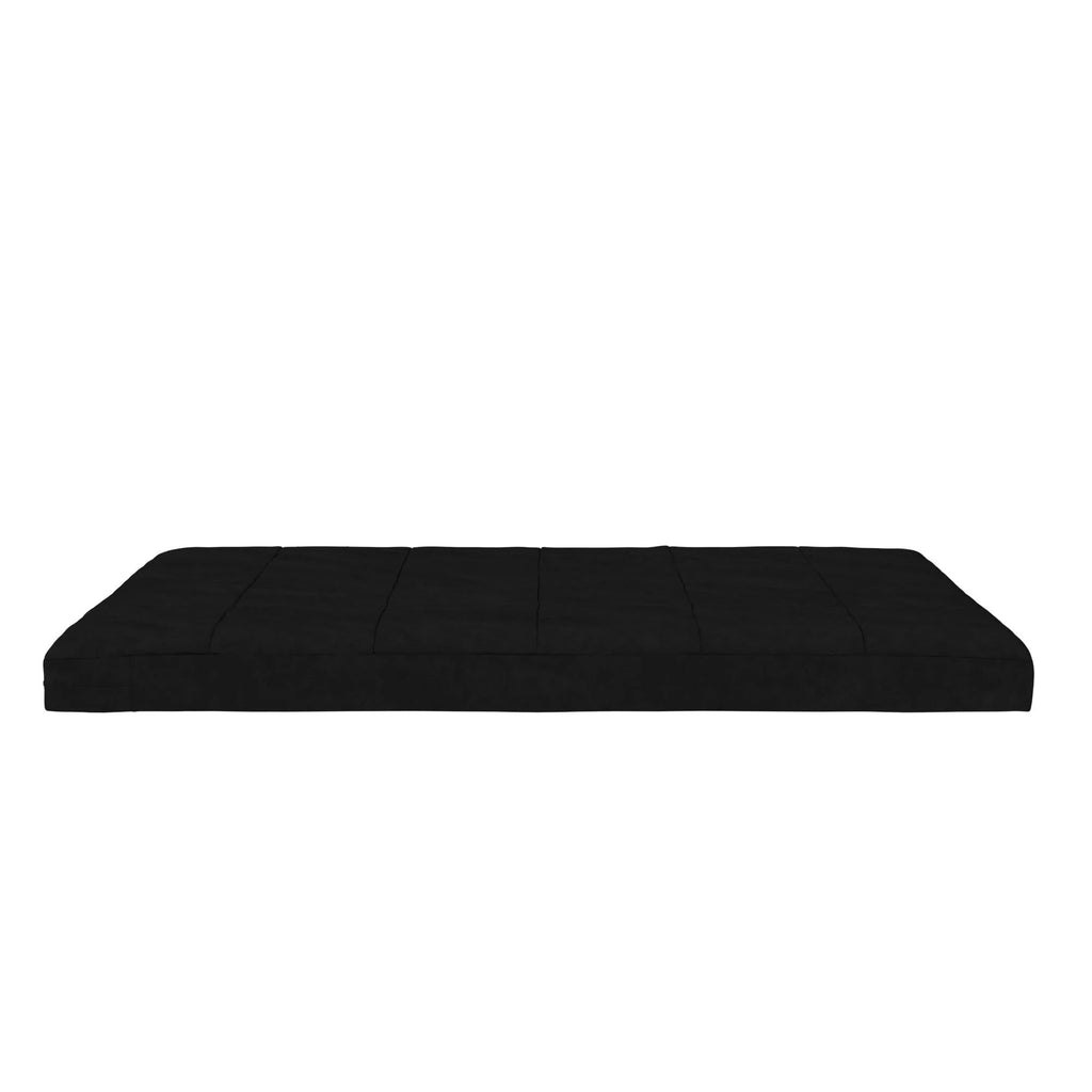 Black Full Size Quilted Microfiber Futon Mattress F19773