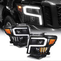Chrome Projector LED Headlights Q4904