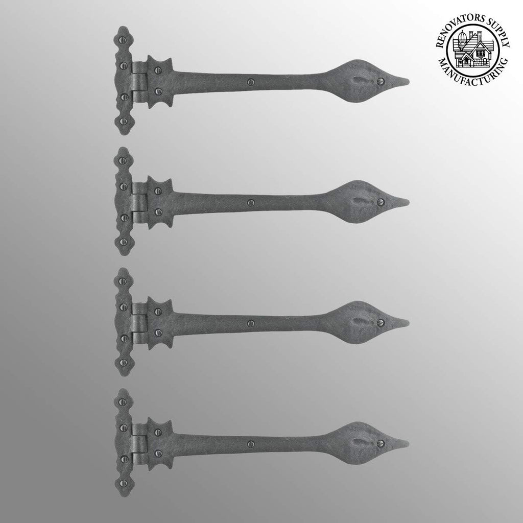 Black Wrought Iron Door Hinge 11.25 Long Pack of 4 I46928