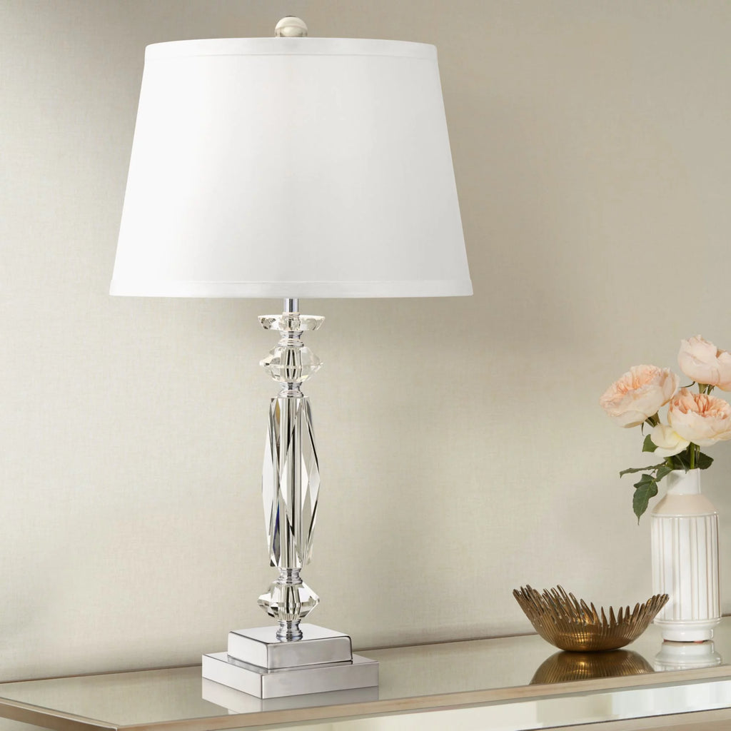 23" High Clear Crystal Accent Table Lamp Q322232