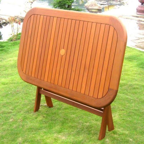 48 in. Rectangular Folding Patio Dining Table T924