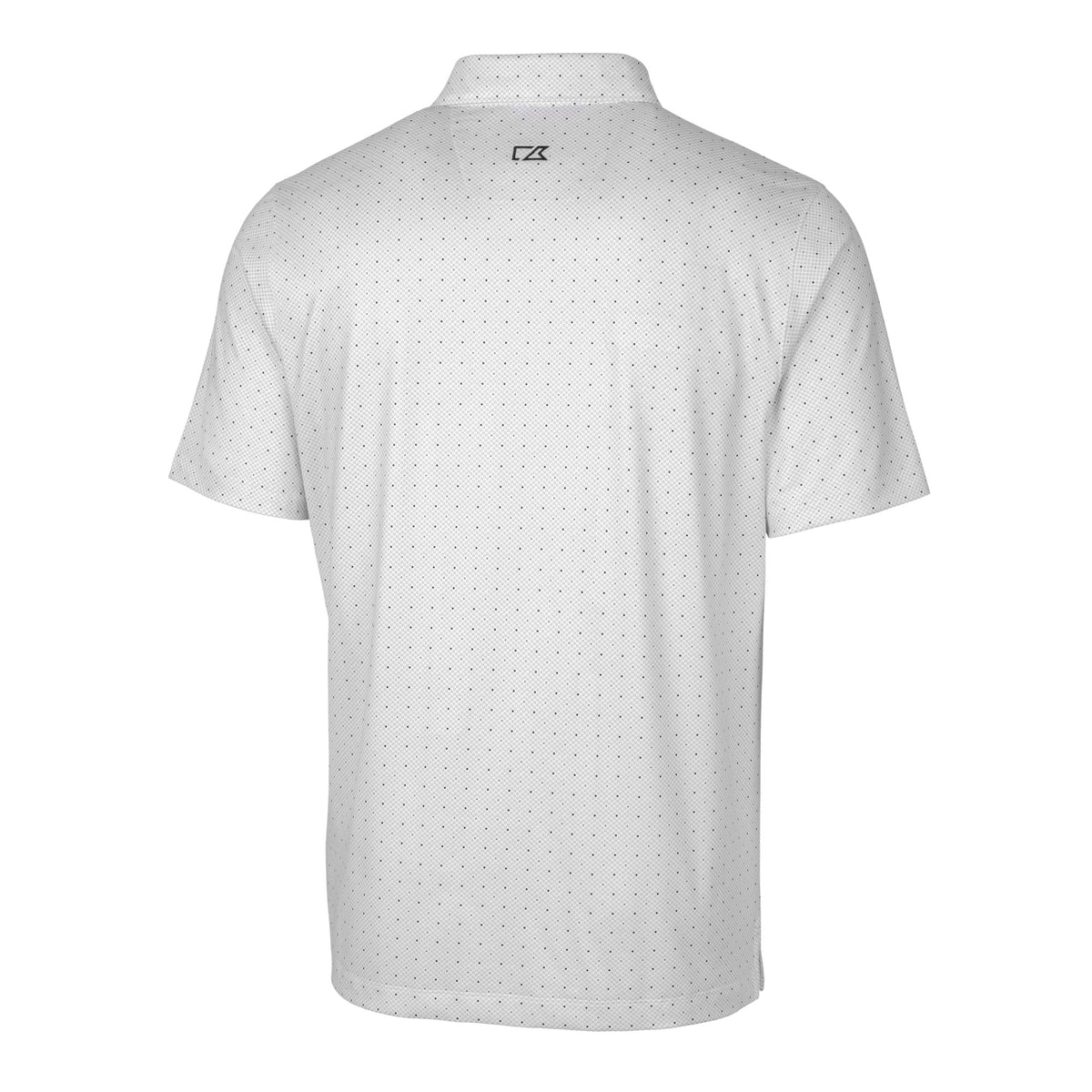 Charcoal Print Stretch Polo H1929