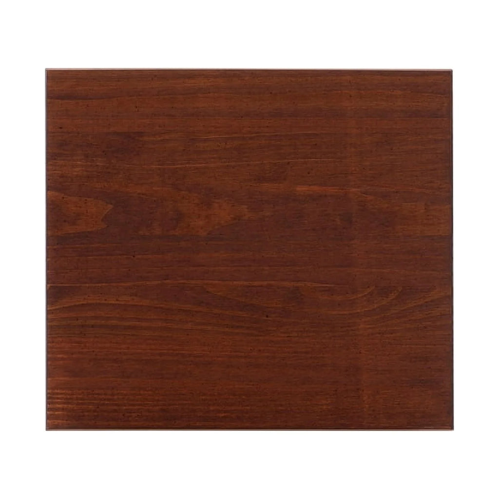 Wood X-Design End Table in Antique Brown J72554