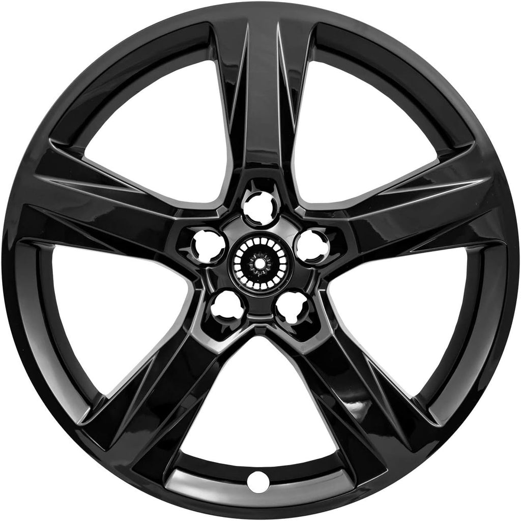 Set of 4 Gloss Black 20 Wheel Skins H1708