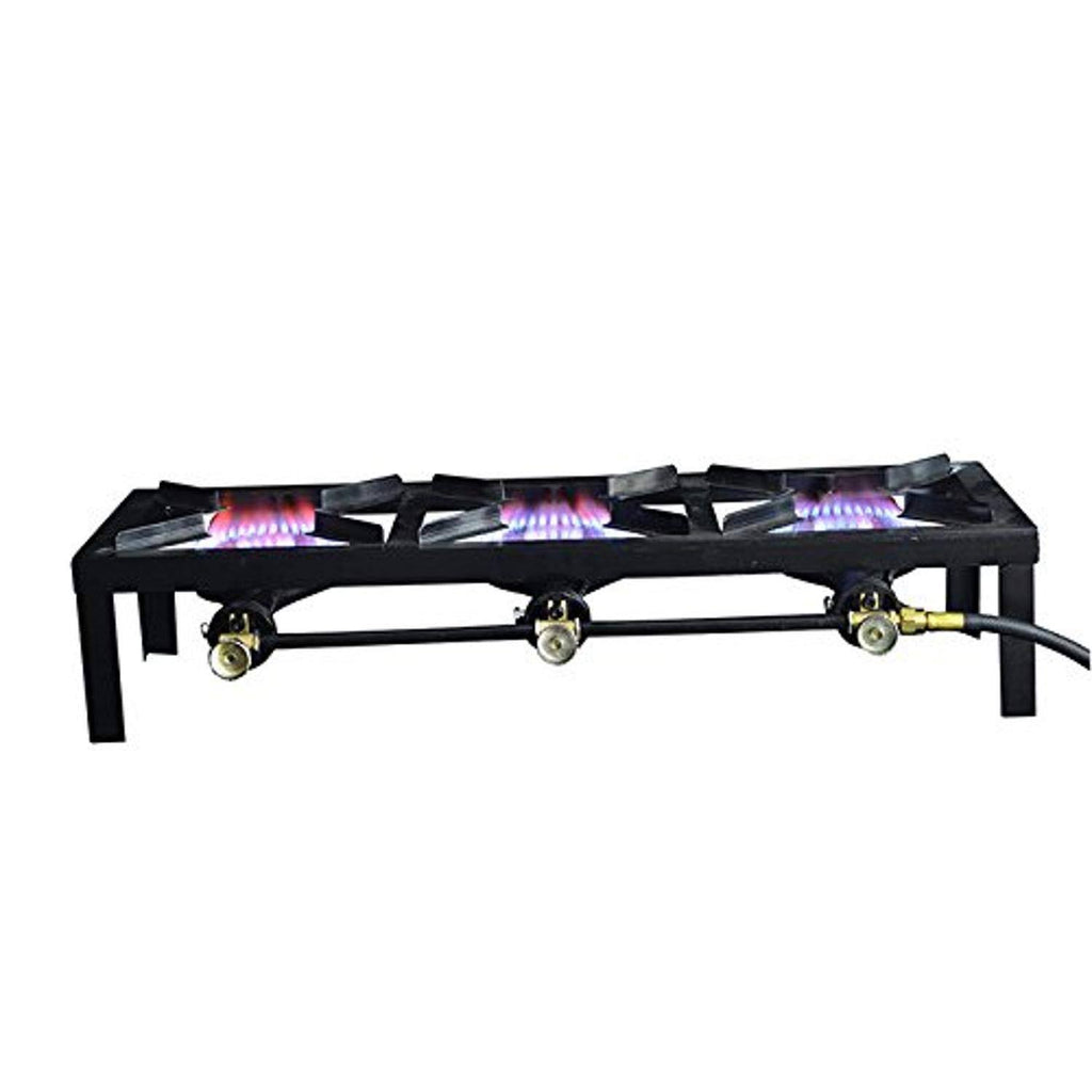 Black Triple Burner Camping Stove P465176