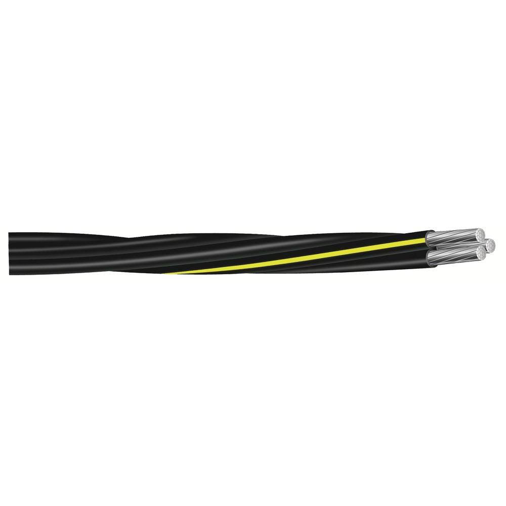 500 ft. 2-2-2 Black Stranded Urd Cable O8938