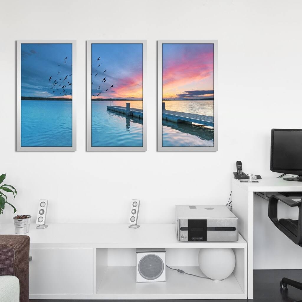 3 Piece Framed Photographic Print Set H2374
