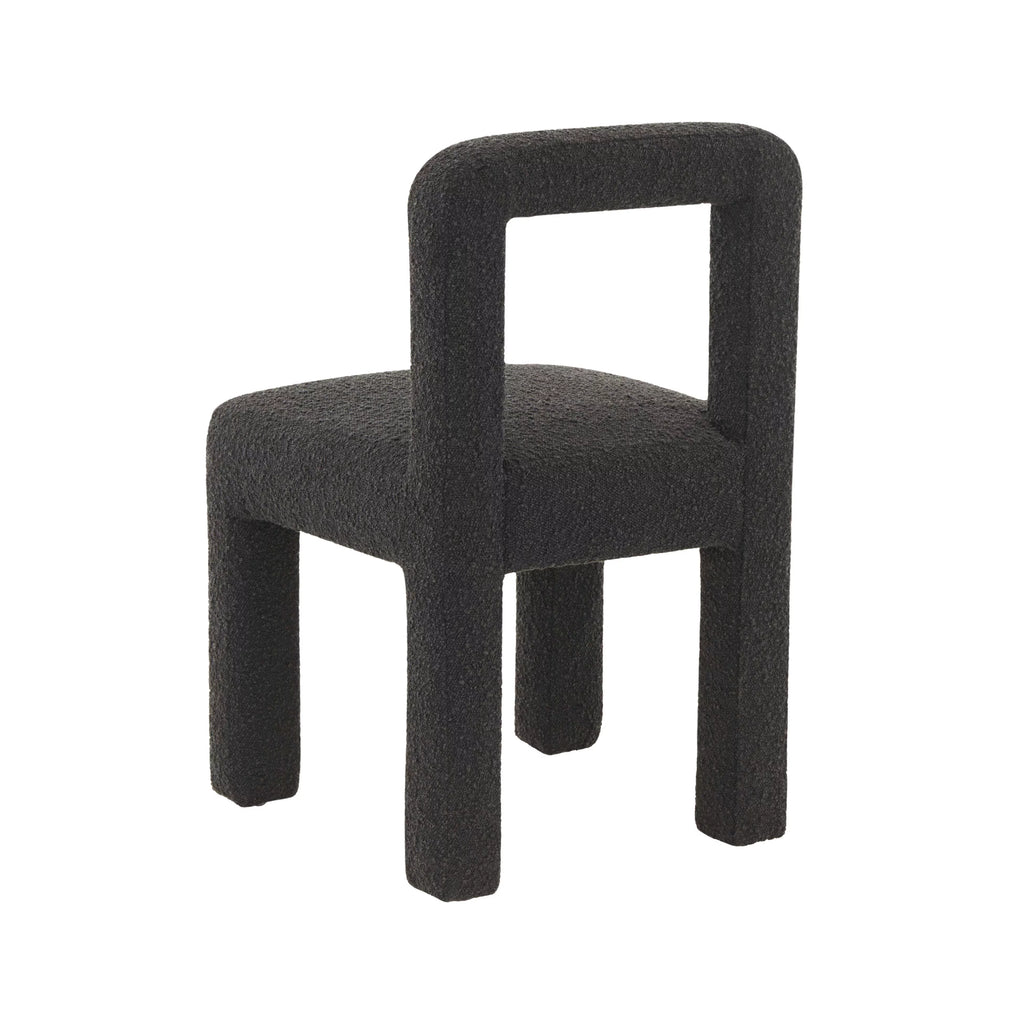 Black Boucle Dining Chair E8148