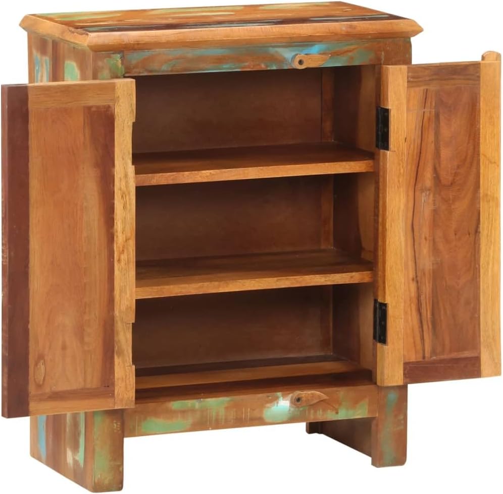 Solid Wood Sideboard with 2 Doors B8451