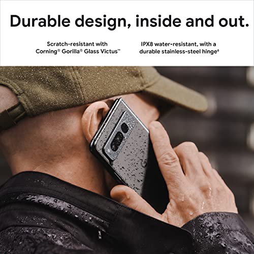 Obsidian 256 GB Foldable 5G Smartphone with Telephoto and Ultrawide Lens L441645