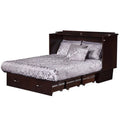 Queen Murphy Bed Chest in Espresso Y207288