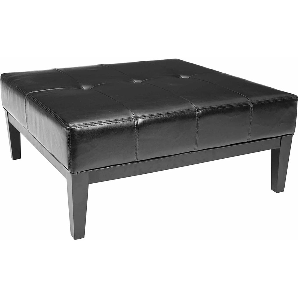 Black Square Cocktail Ottoman X14749