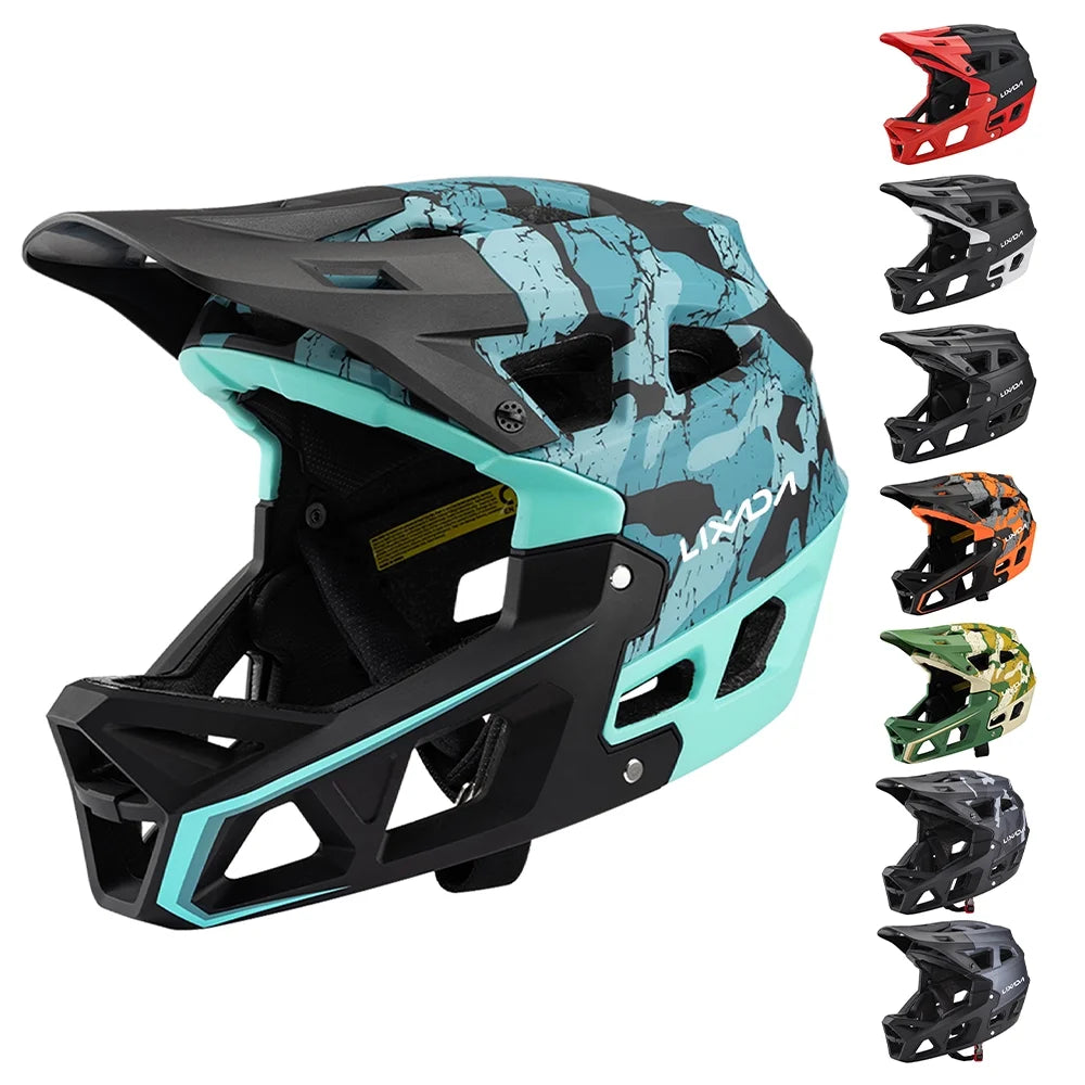 Bike Helmet With Visor Over Mtb Helmet C82583