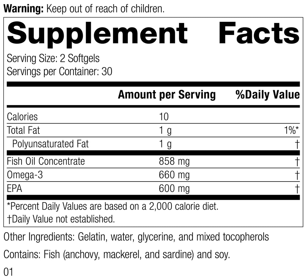 EPA 60 Softgels N457701