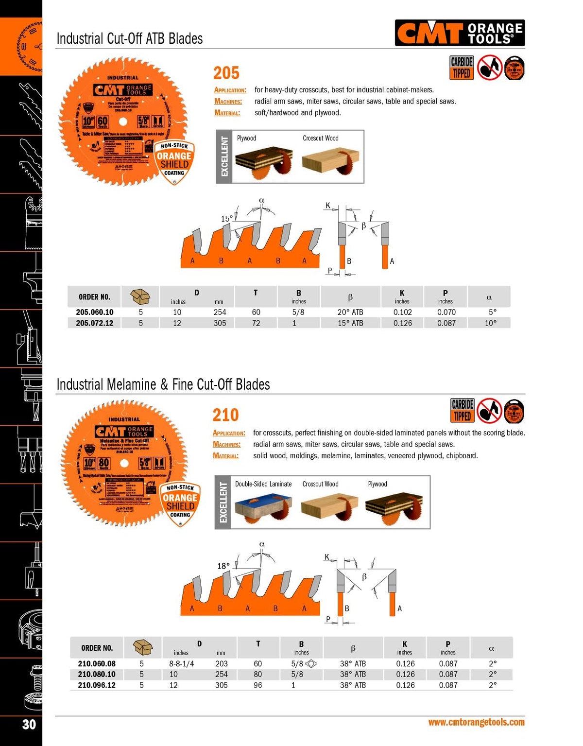 12x22 Bore Cut Off Saw Blade M653