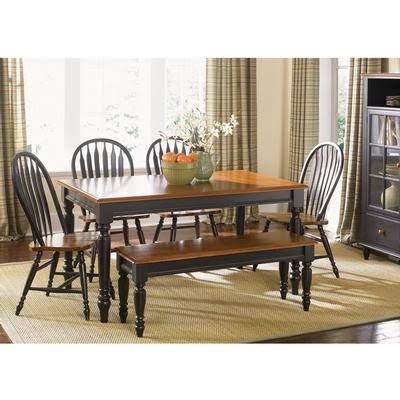 Anchor Black Rectangular Leg Table A32292