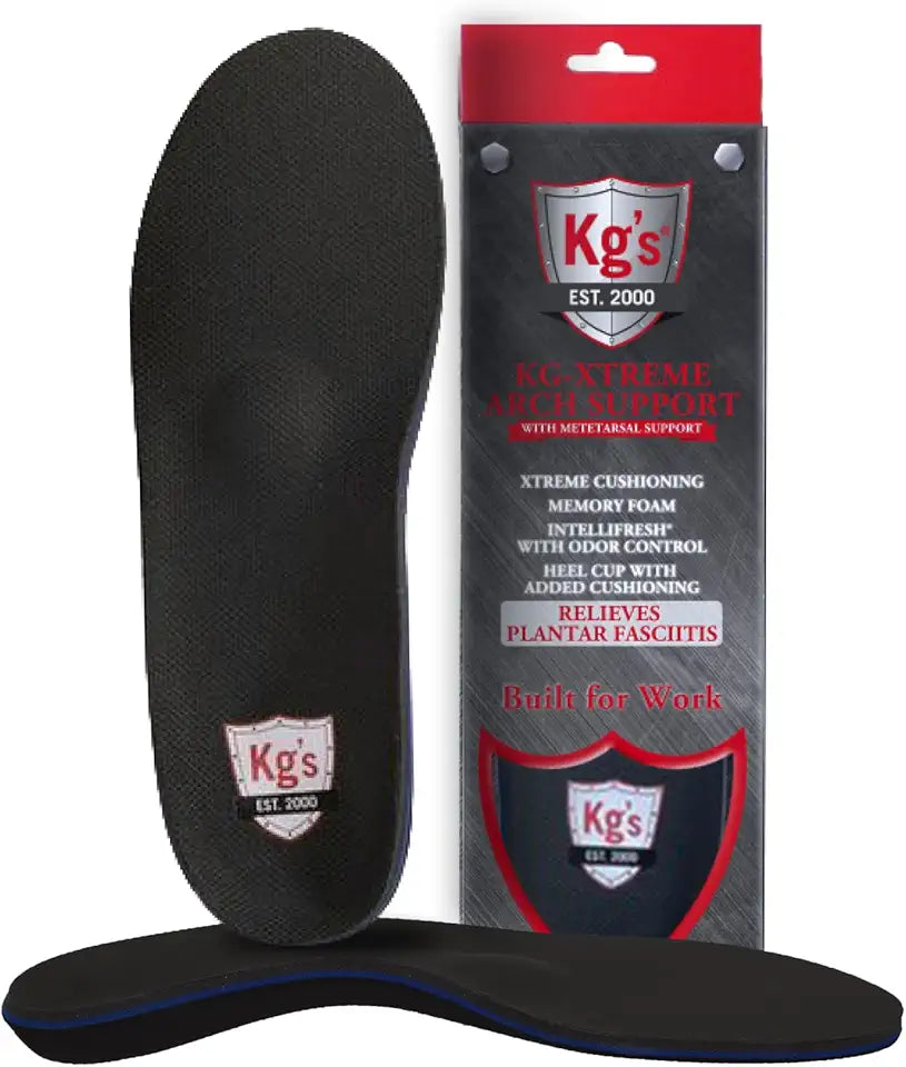 Cushioned Memory Foam Insoles with Metatarsal Support M73987